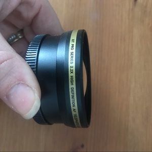 Telephoto camera lens attachment